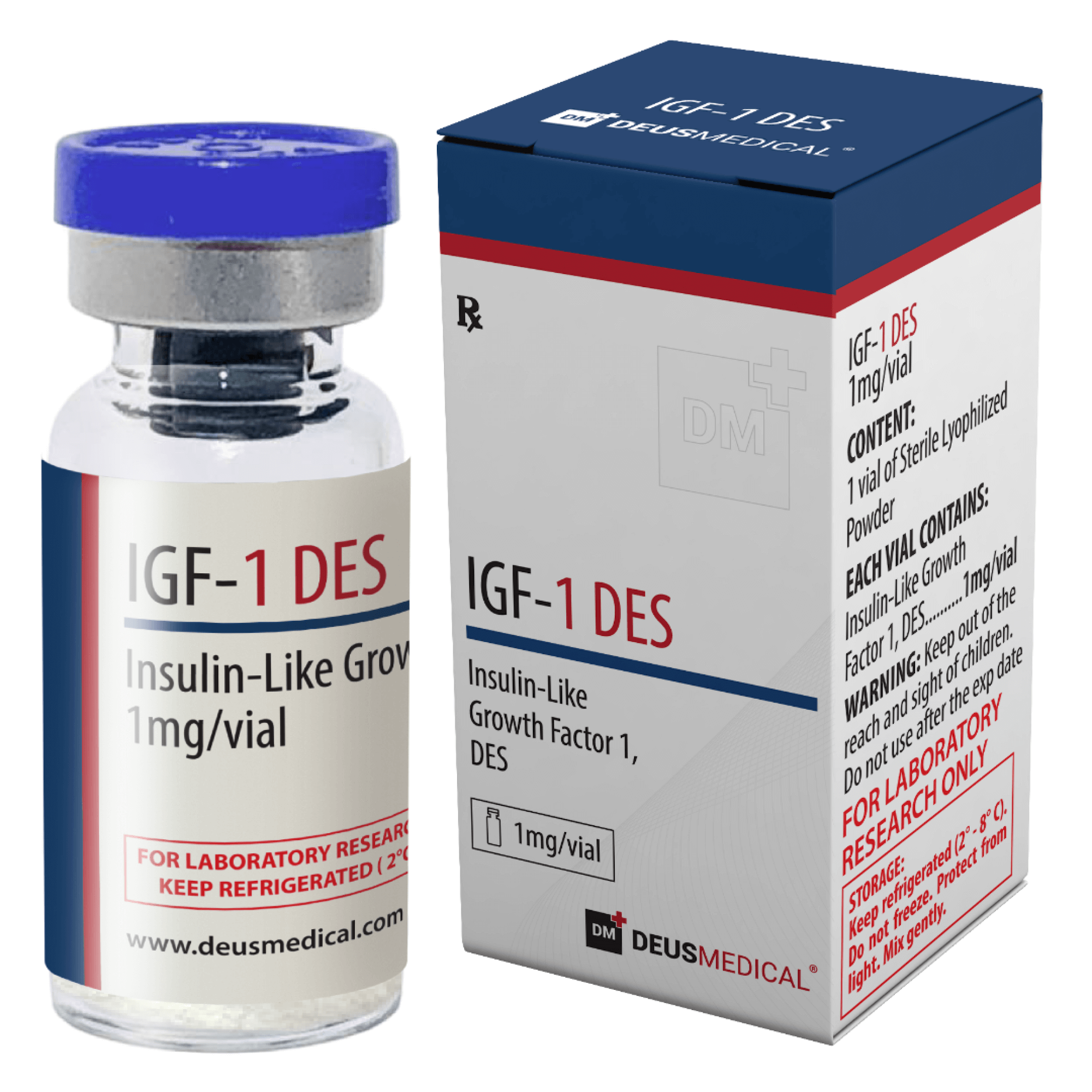 IGF-1 DES HORMONE IN VIALS