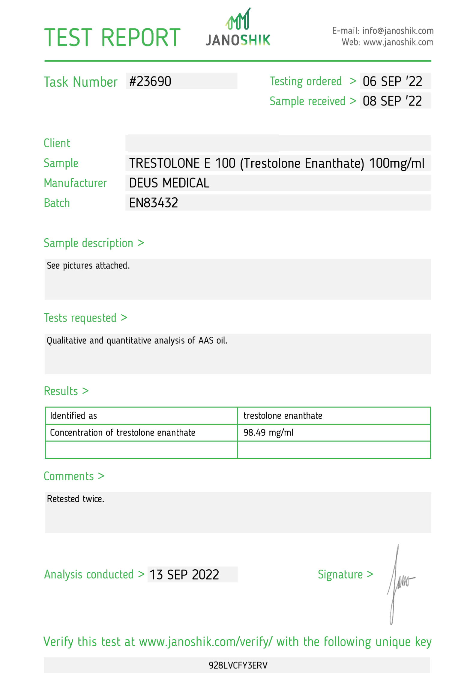 TRESTOLONE E 100 STÉROÏDE INJECTABLE EN AMPOULES – Image 2