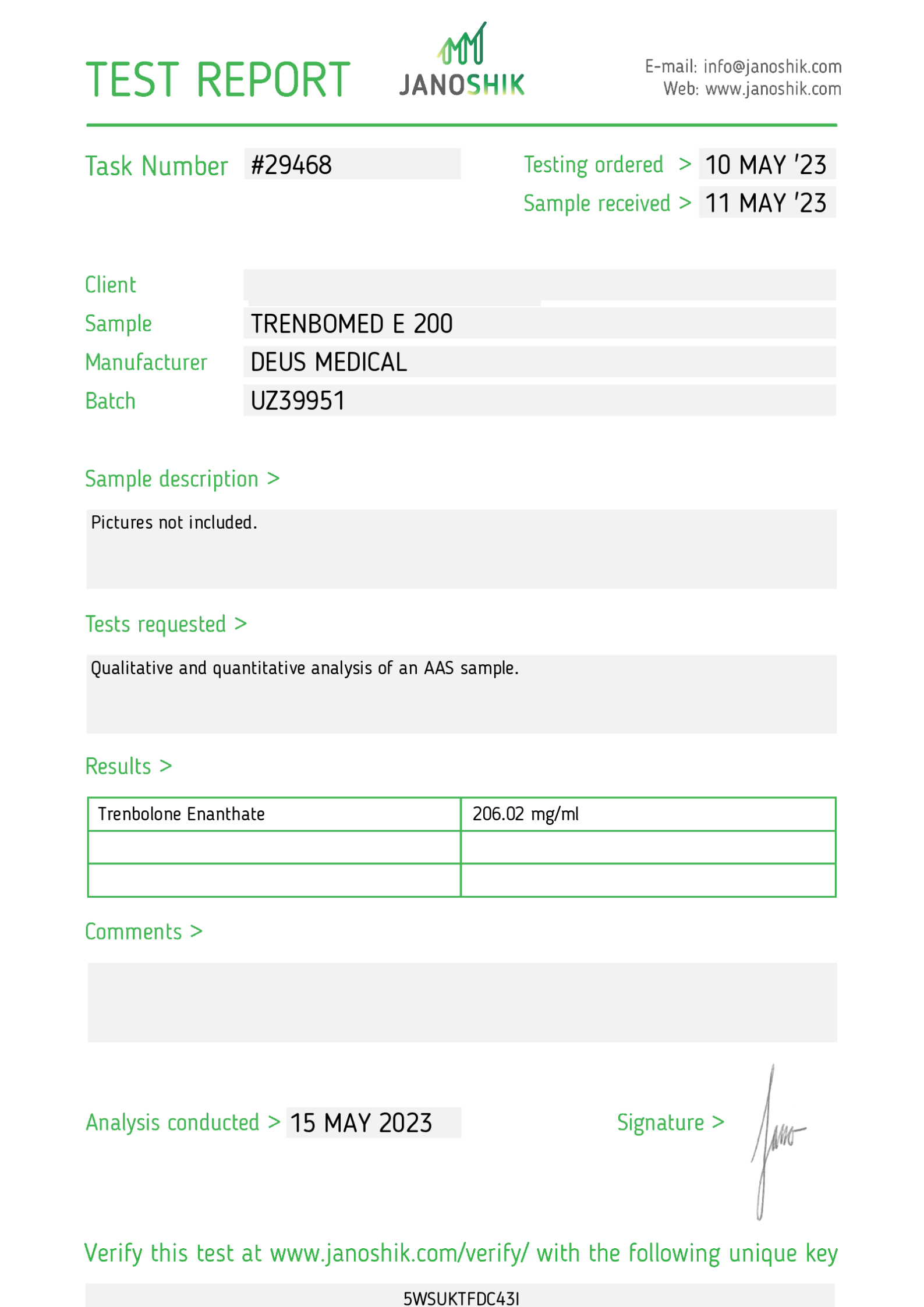 TRENBOMED E 200 STÉROÏDE INJECTABLE EN AMPOULES – Image 3