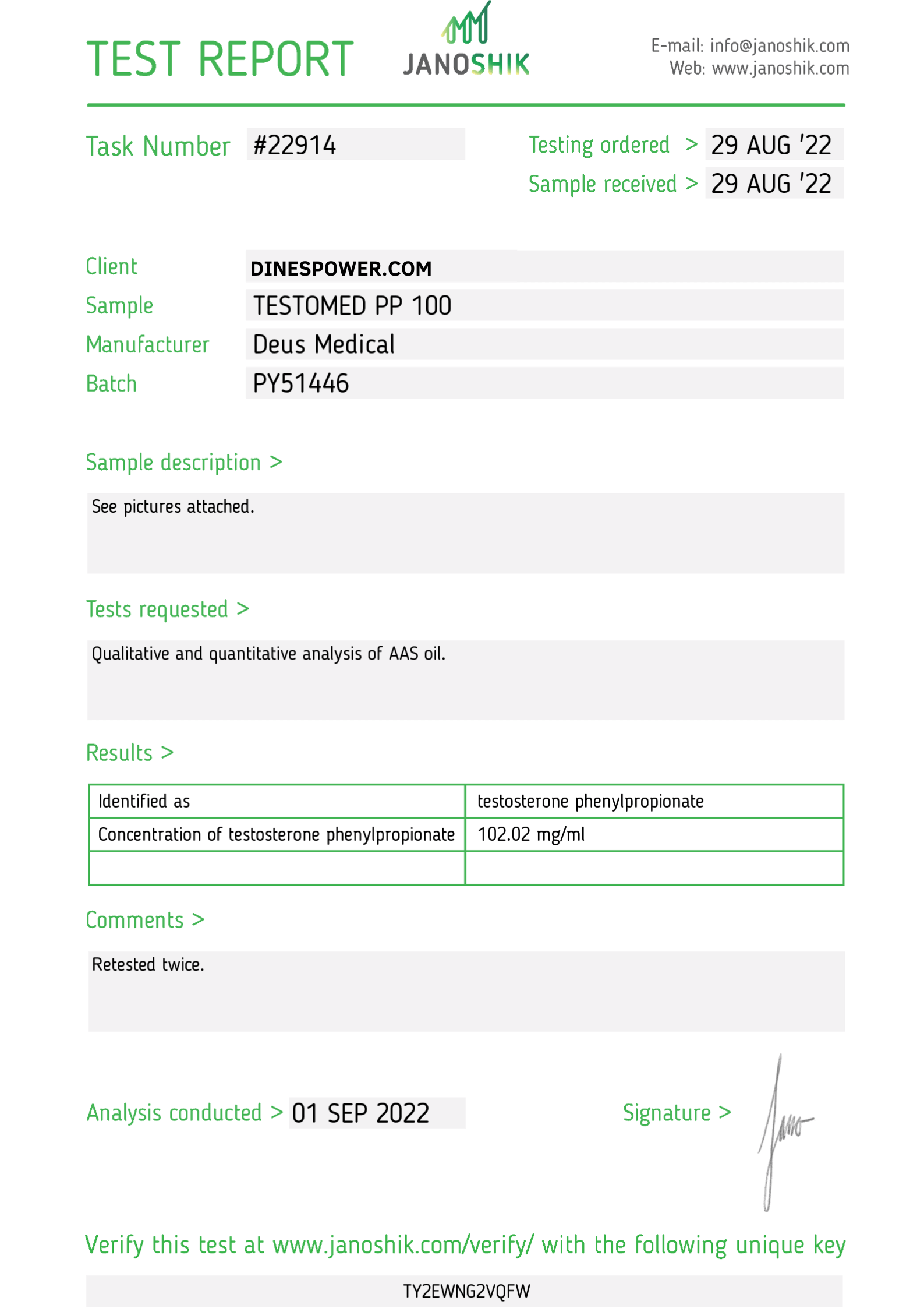 PP 100 STÉROÏDE INJECTABLE TESTÉ EN AMPOULES – Image 2