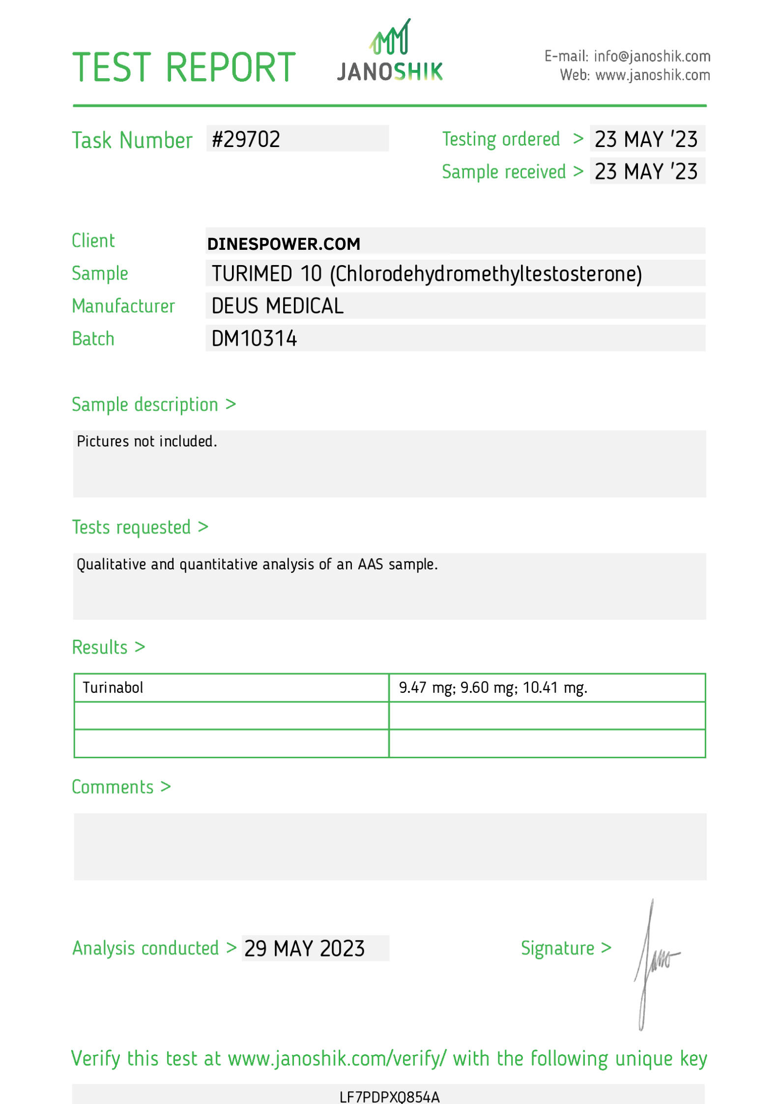TURIMED 10 STÉROÏDE ORAL EN COMPRIMÉS – Image 3