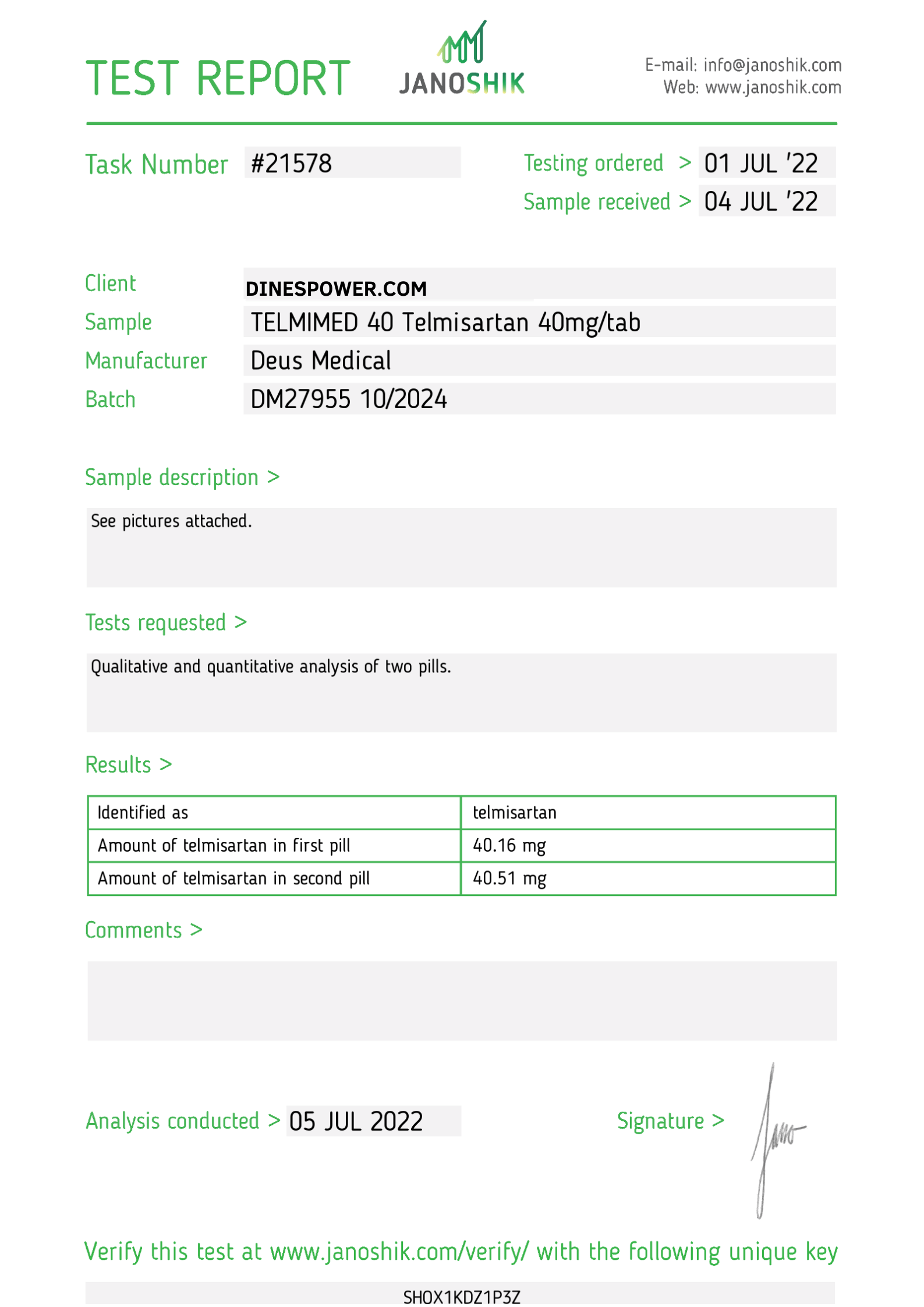 TELMIMED 40 STÉROÏDE ORAL EN COMPRIMÉS – Image 2