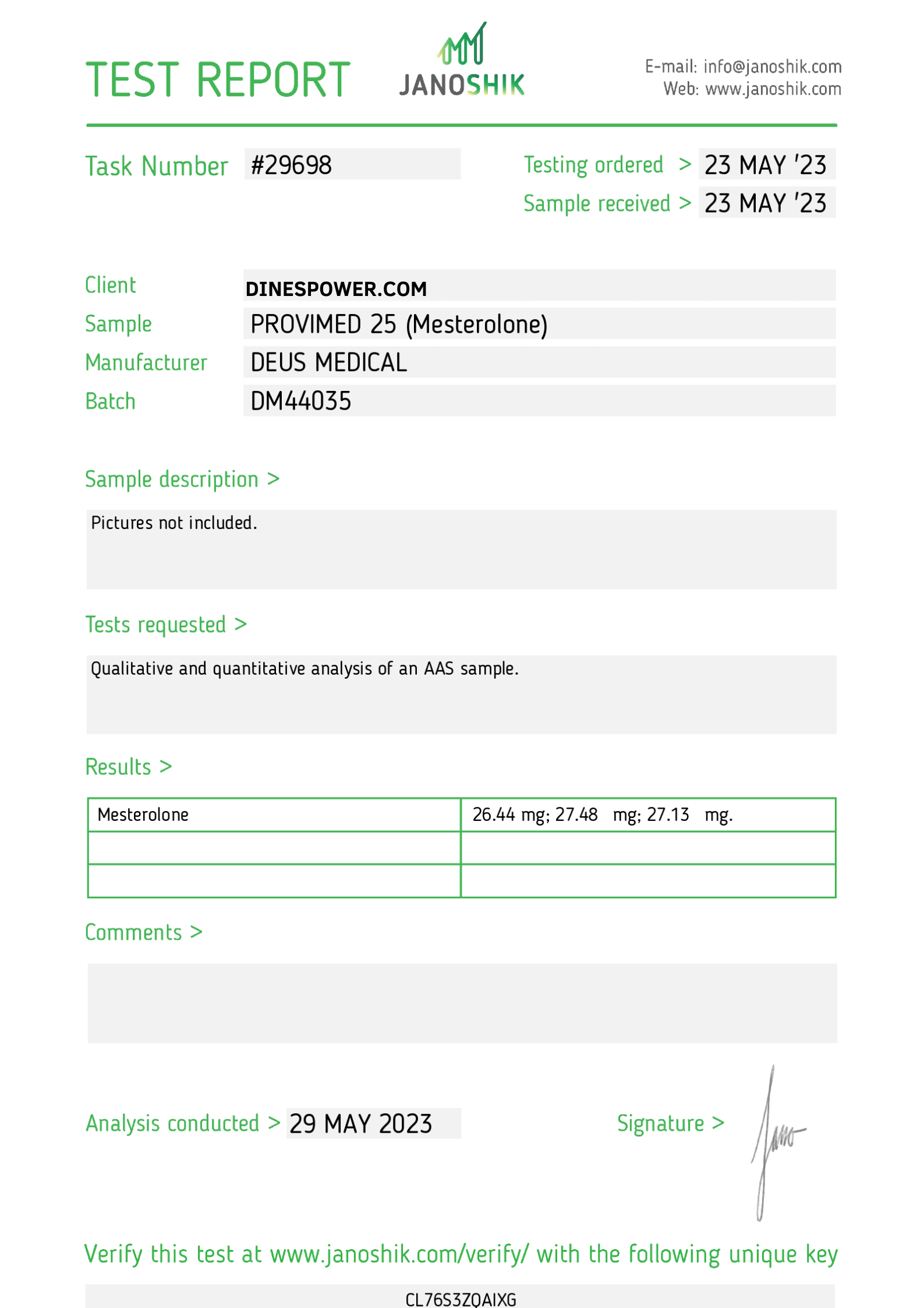 FOURNI 25 STÉROÏDES ORAUX EN COMPRIMÉS – Image 3