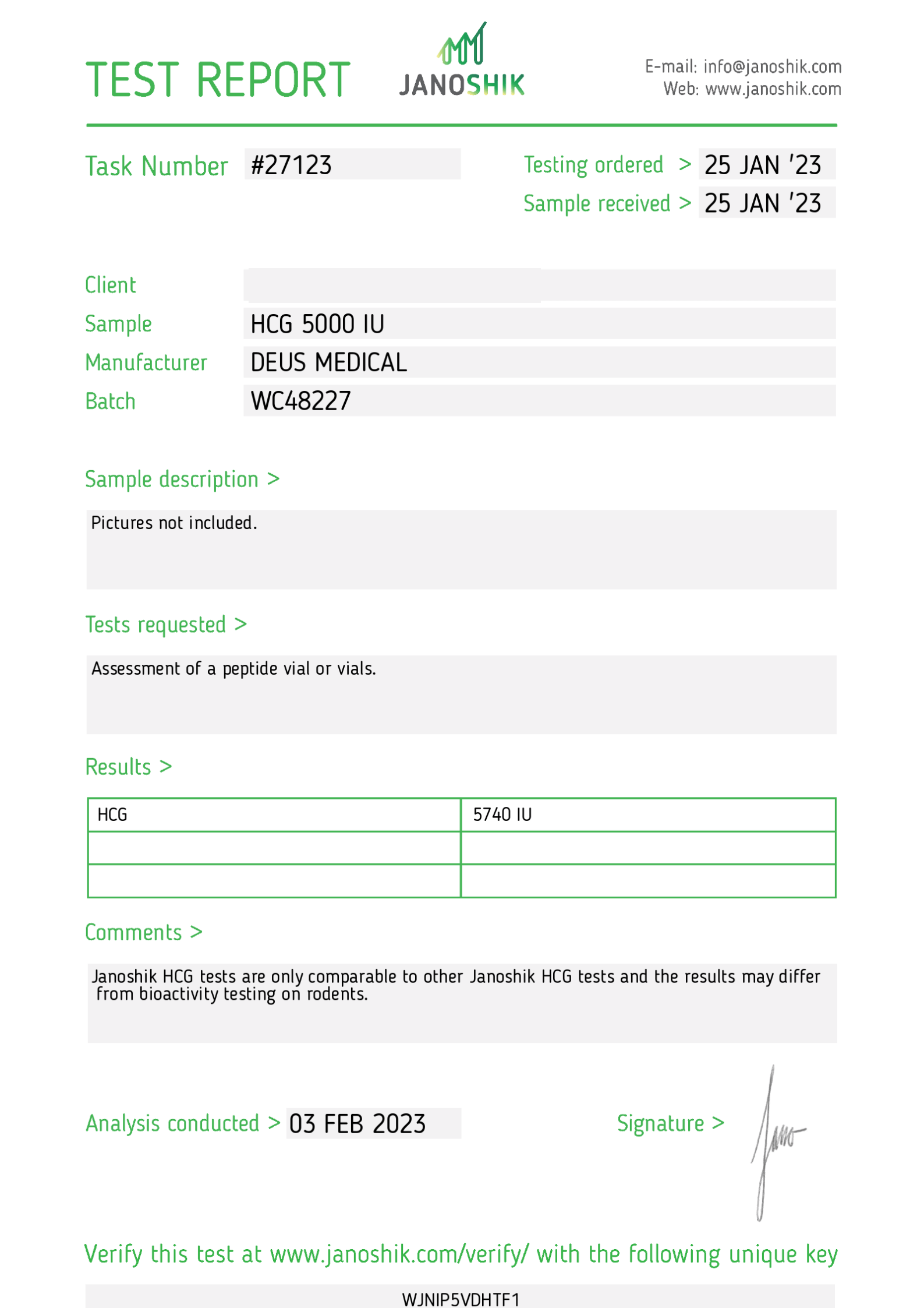 Hormone HCG en flacons – Image 2