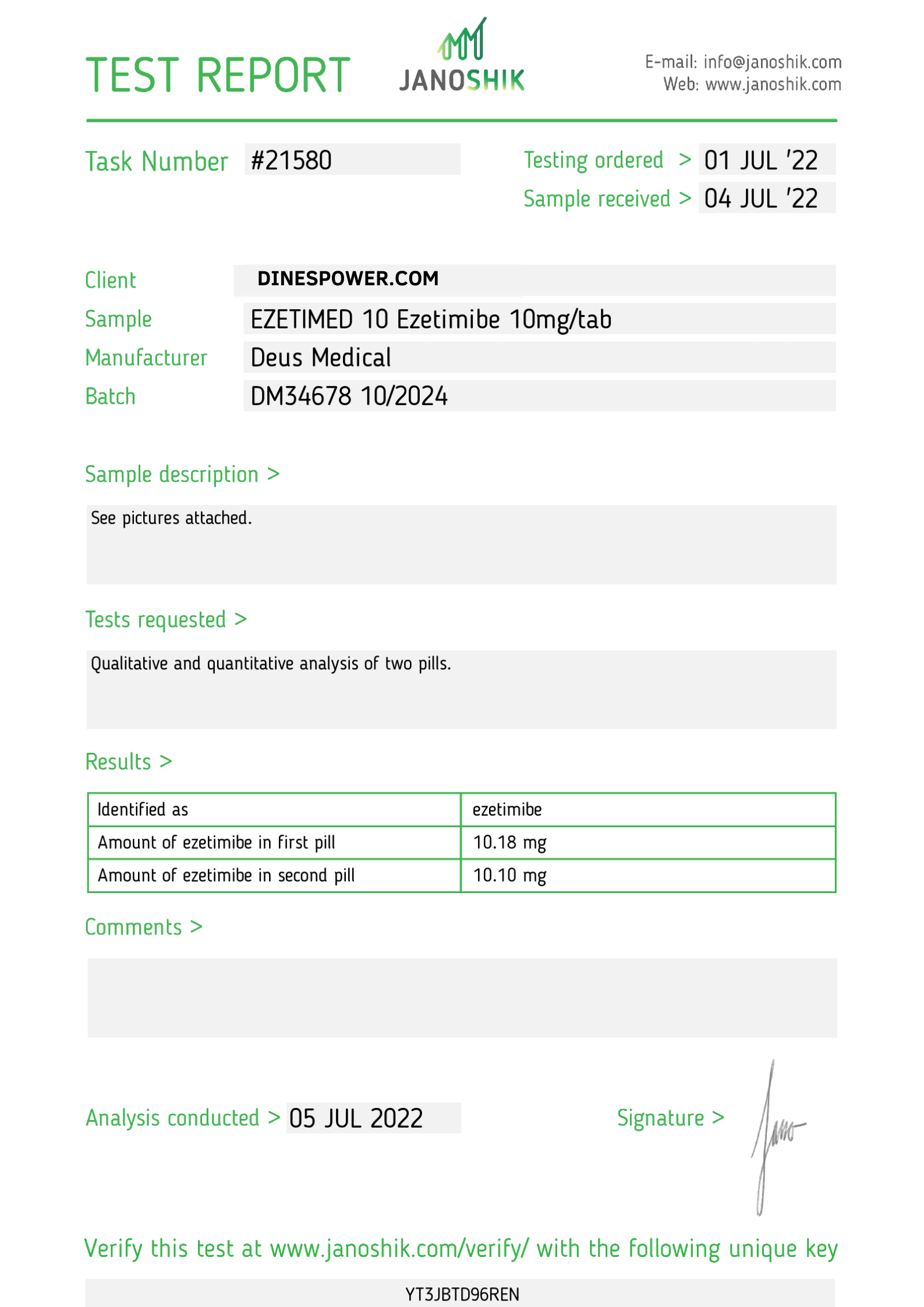 EZETIMED 10 ORAL STEROID IN TABLETS - Image 2