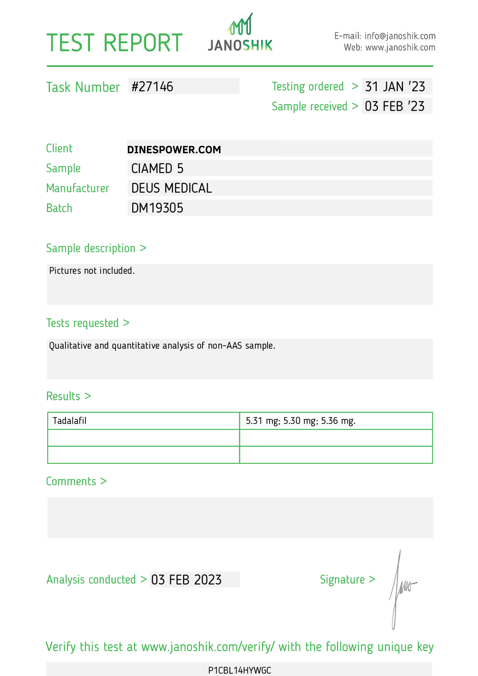 CIAMED 5 INHIBITEUR DE LA PDE5 EN COMPRIMES – Image 2