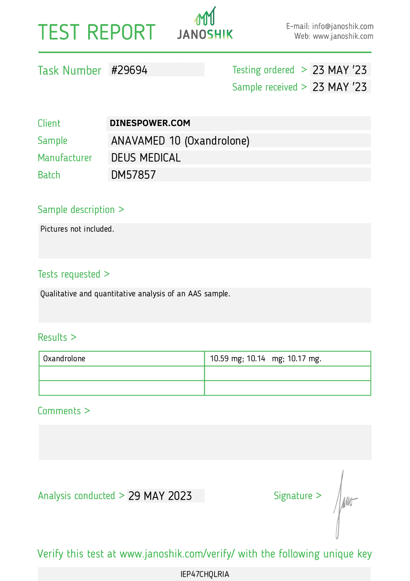 ANAVAMED 10 ORAL STEROID IN TABLETS - Image 3