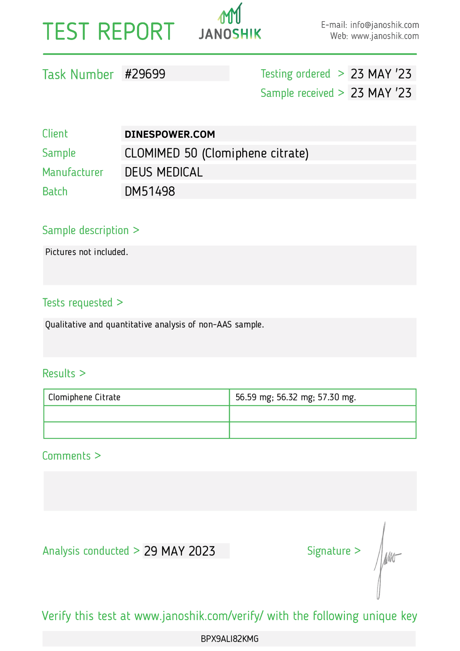 CLOMIMED 50 SERM EN COMPRIMES – Image 3