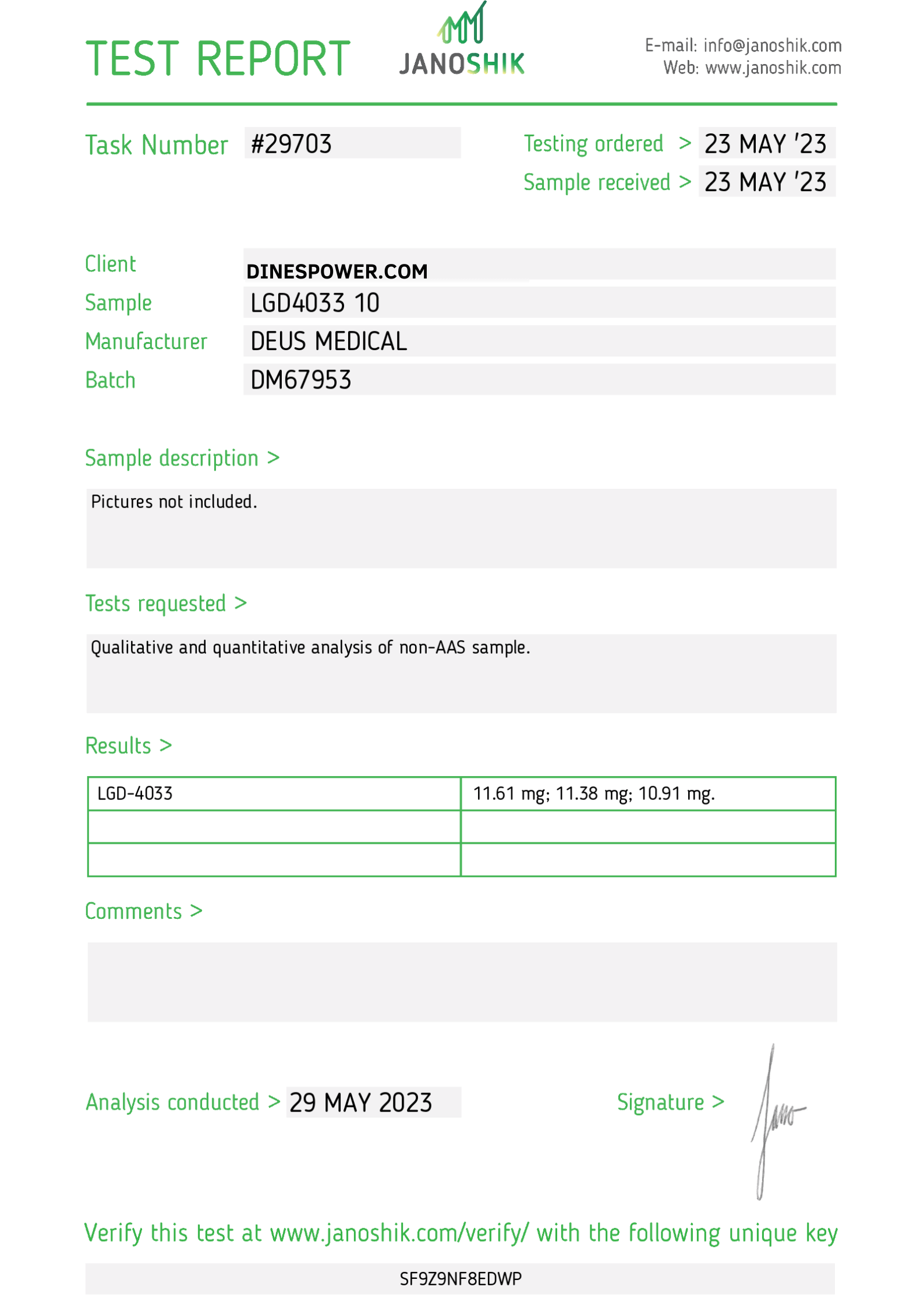 LGD4033 10 SARM EN COMPRIMES – Image 3