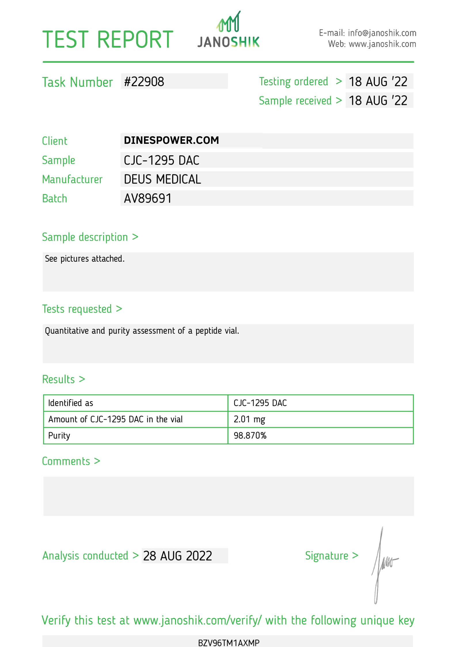 CJC-1295 DA HORMONE EN FLACON – Image 2