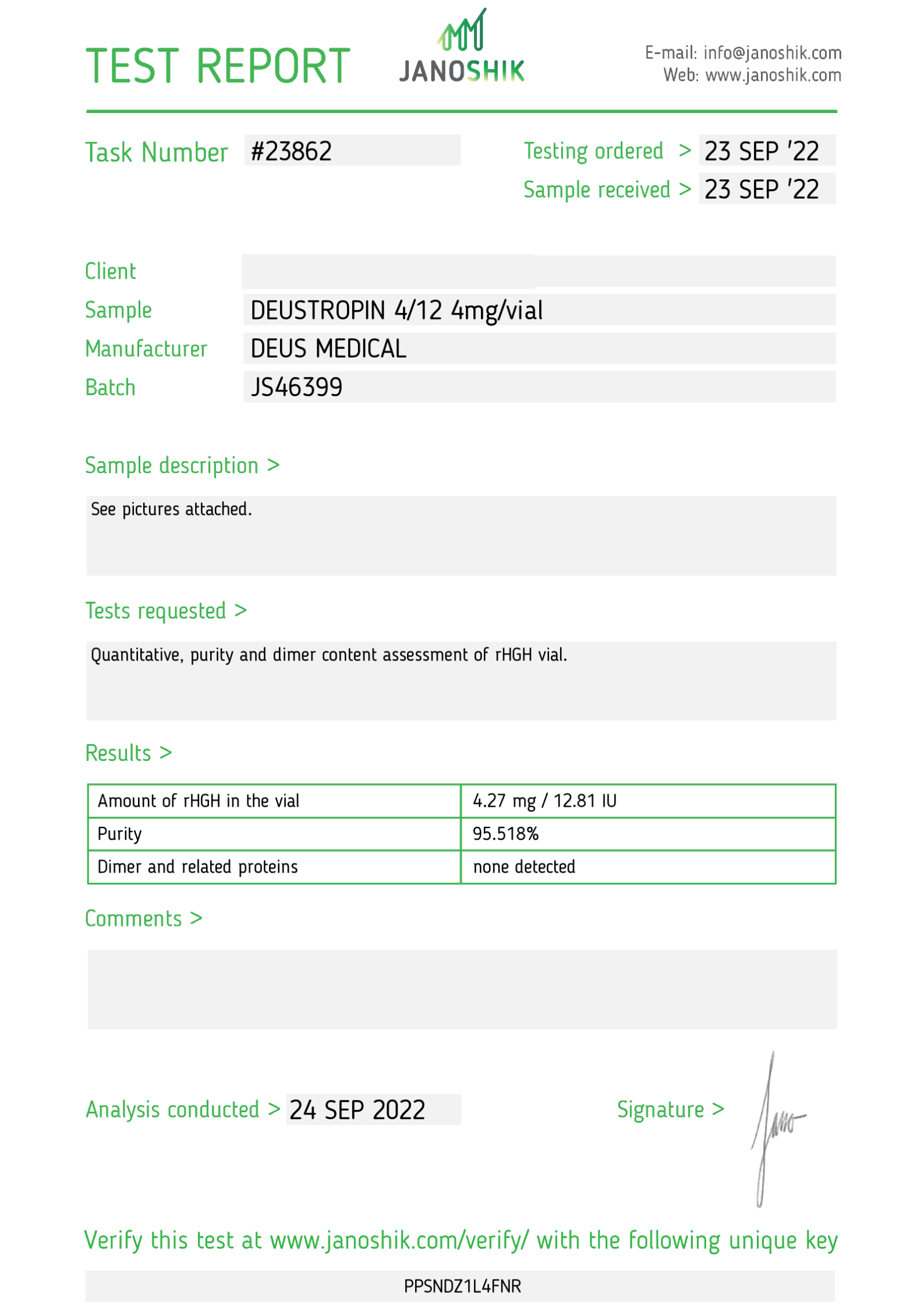 DEUSTROPIN 4/12 HORMONE EN FLACON – Image 2