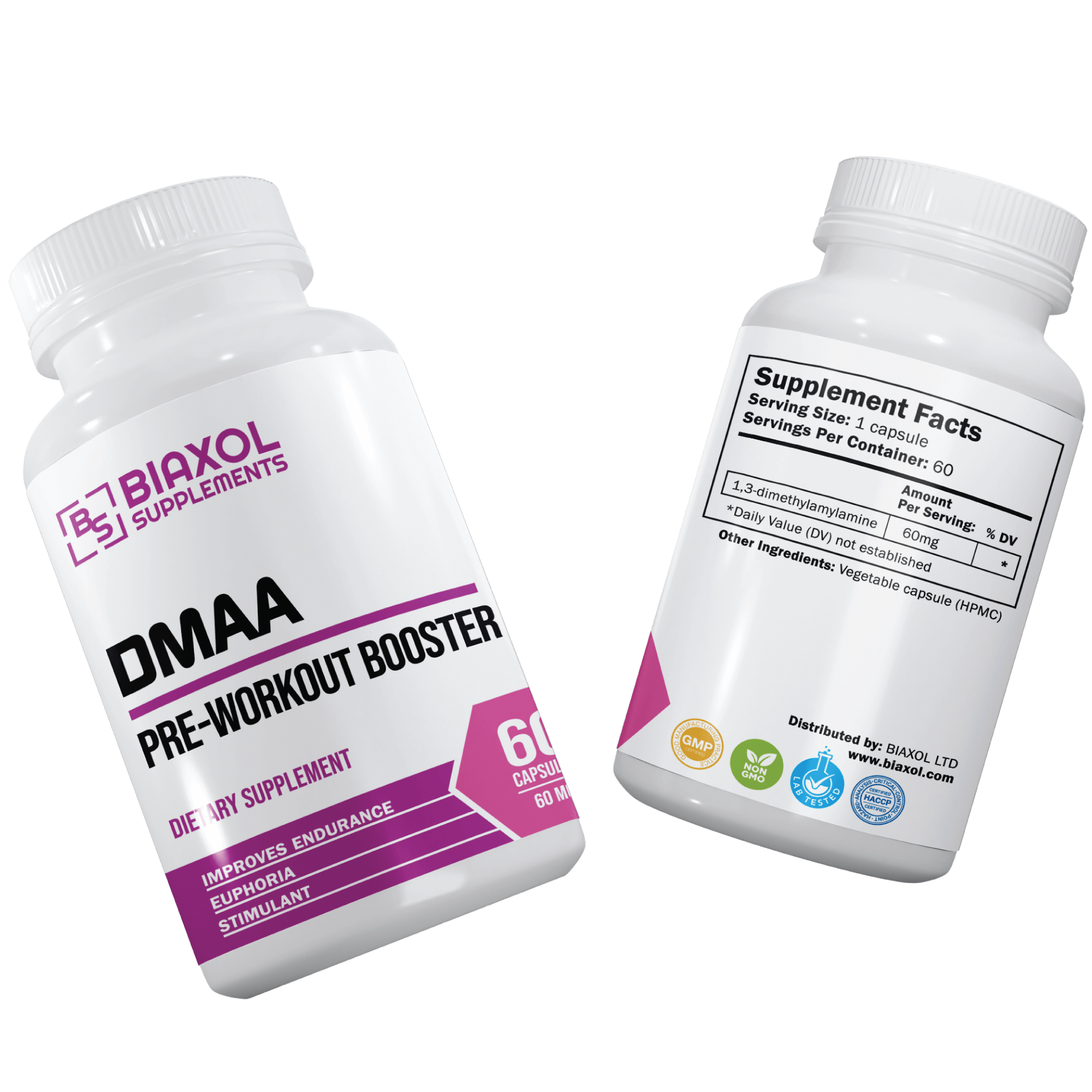 DMAA (PRE-WORKOUT BOOSTER) IN CAPSULES - Image 2