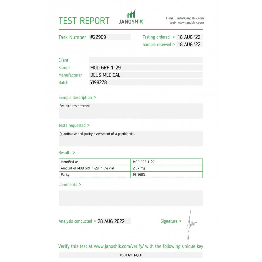 MOD GRF 1-29 HORMONE IN VIALS - Image 2