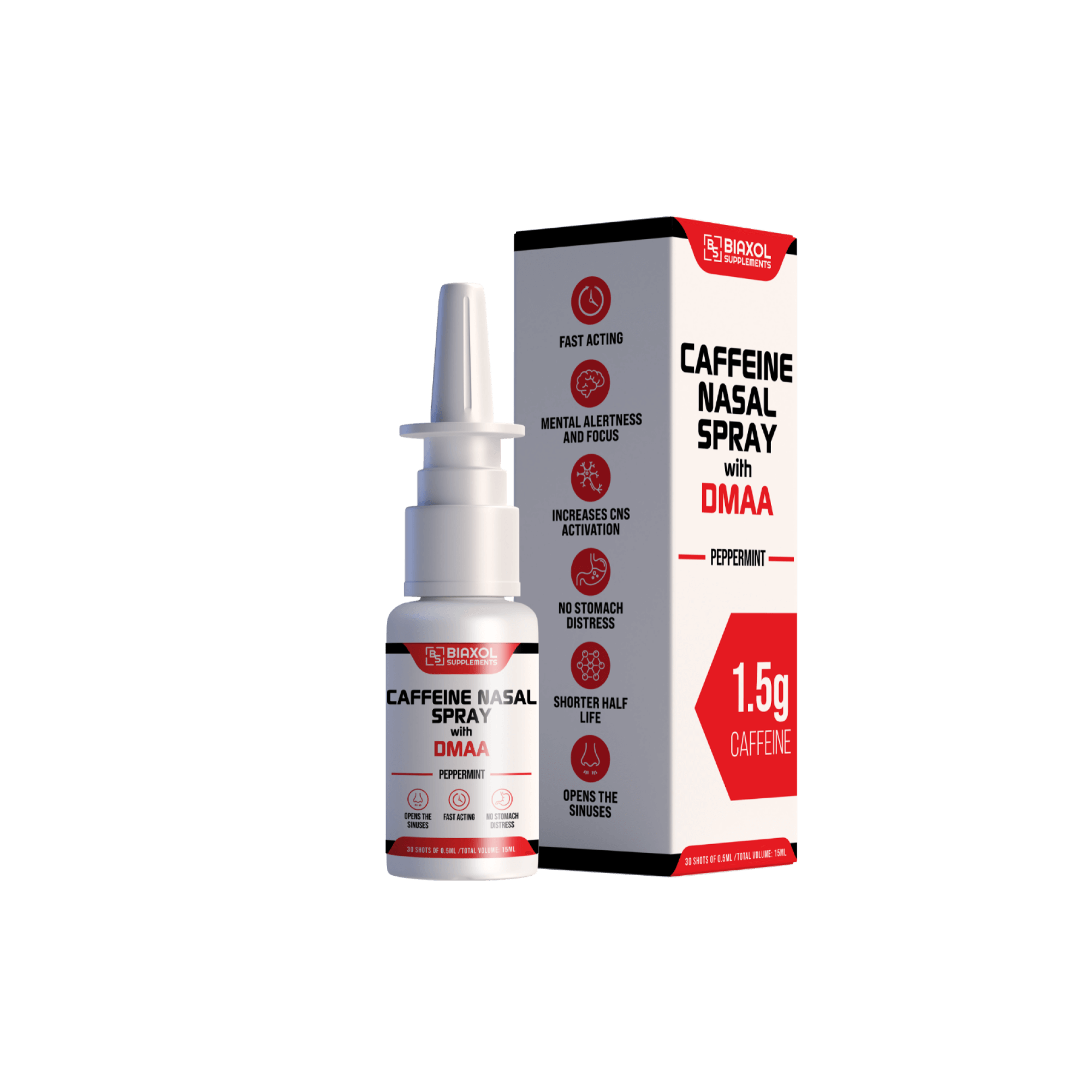 SPRAY NASAL DE CAFÉINE AVEC DMAA EN BOUTEILLE