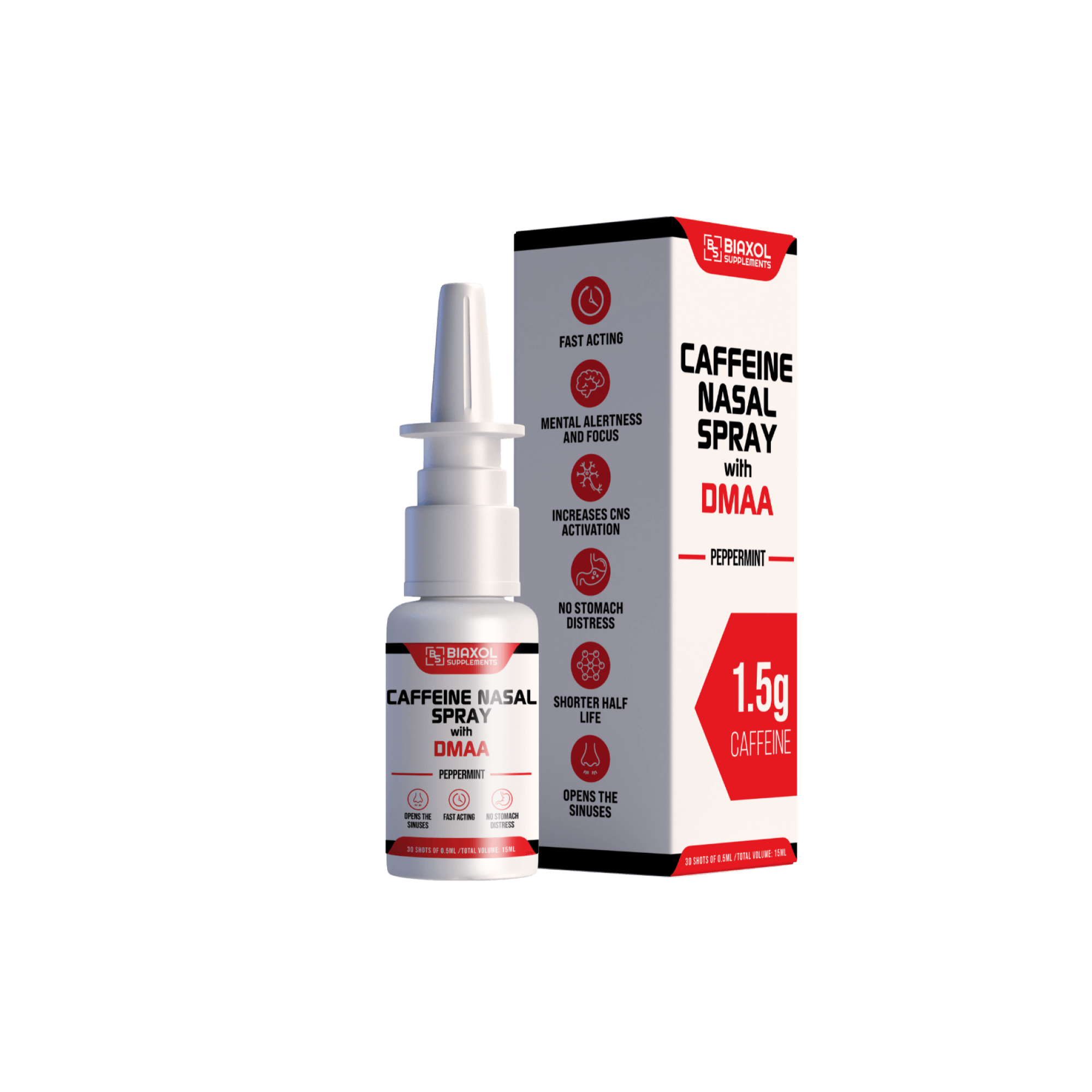 CAFFEINE NASAL SPRAY WITH DMAA IN BOTTLE