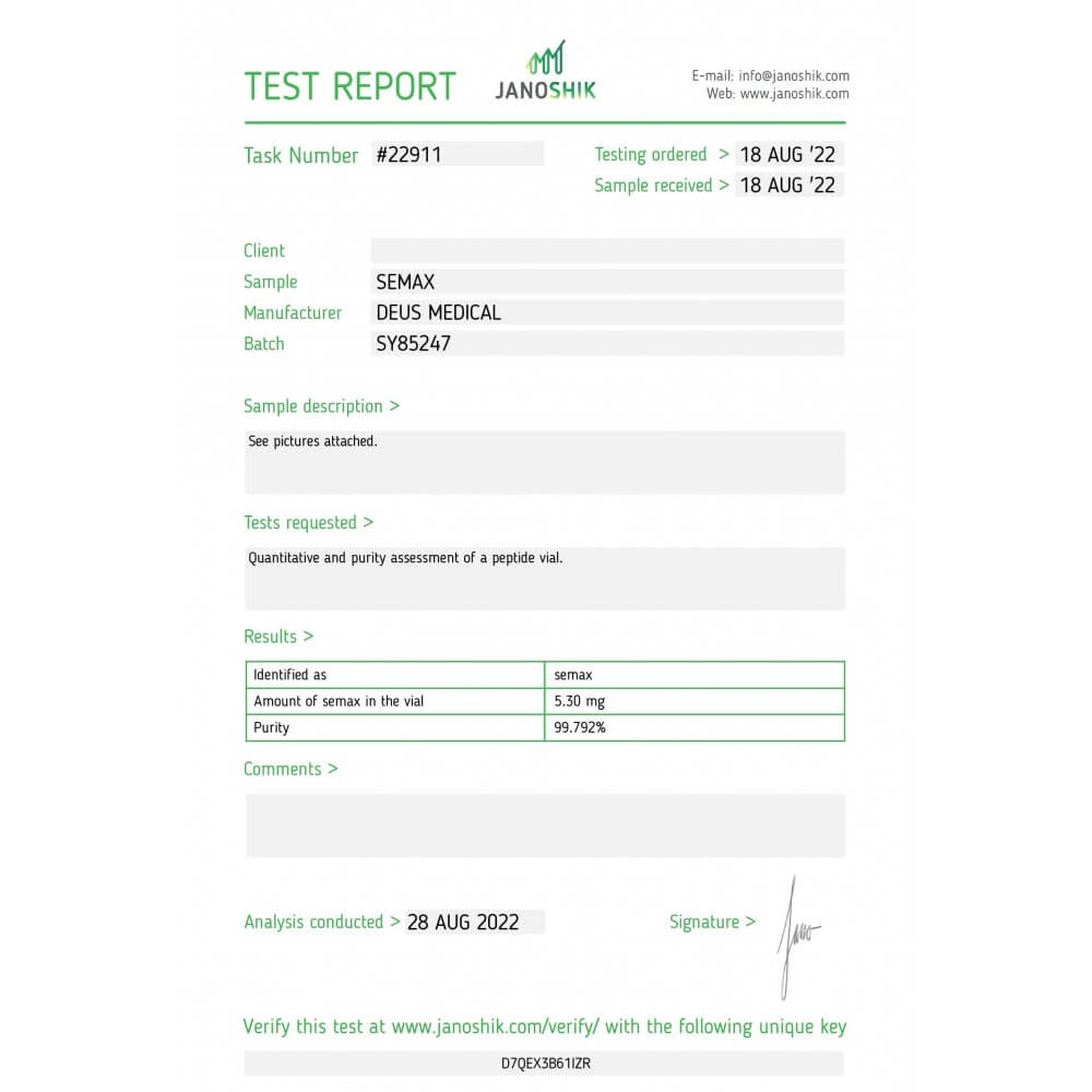 PEPTIDE SEMAX EN FLACON – Image 2
