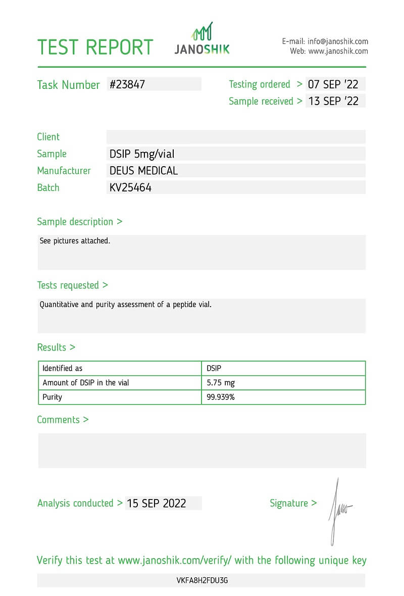 DSIP PEPTIDE IN VIALS - Image 2