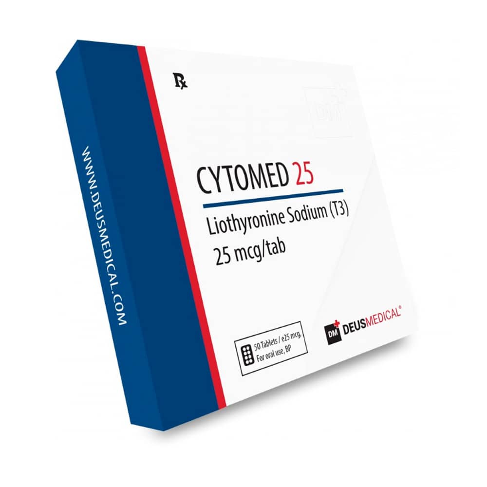 CYTOMED 25 HORMONA TIROIDEA EN TABLETAS