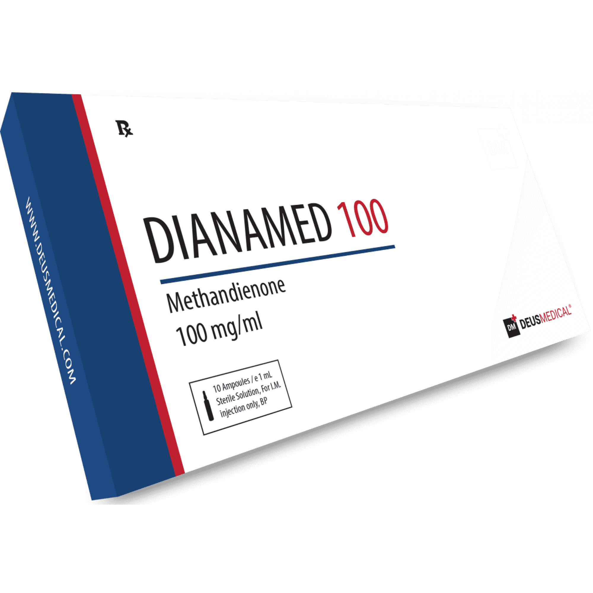 DIANAMED 100 (METHANDIENONE) STÉROÏDE INJECTABLE EN AMPOULES