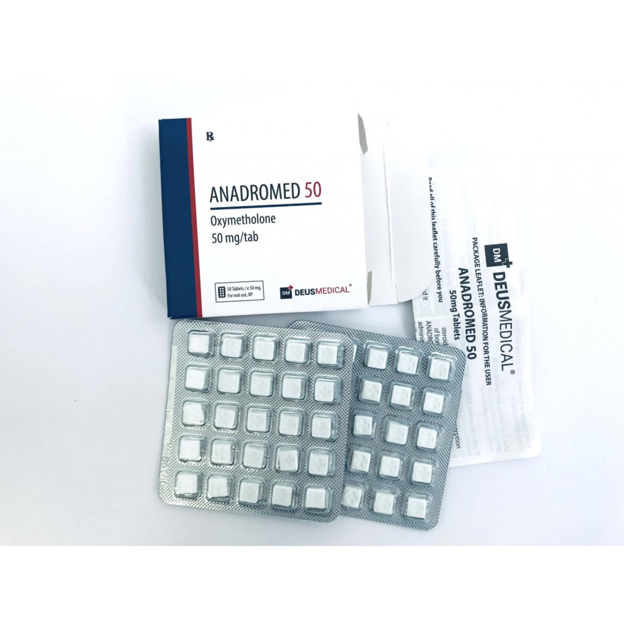 ANADROMED 50 ORAL STEROID IN TABLETS - Image 2