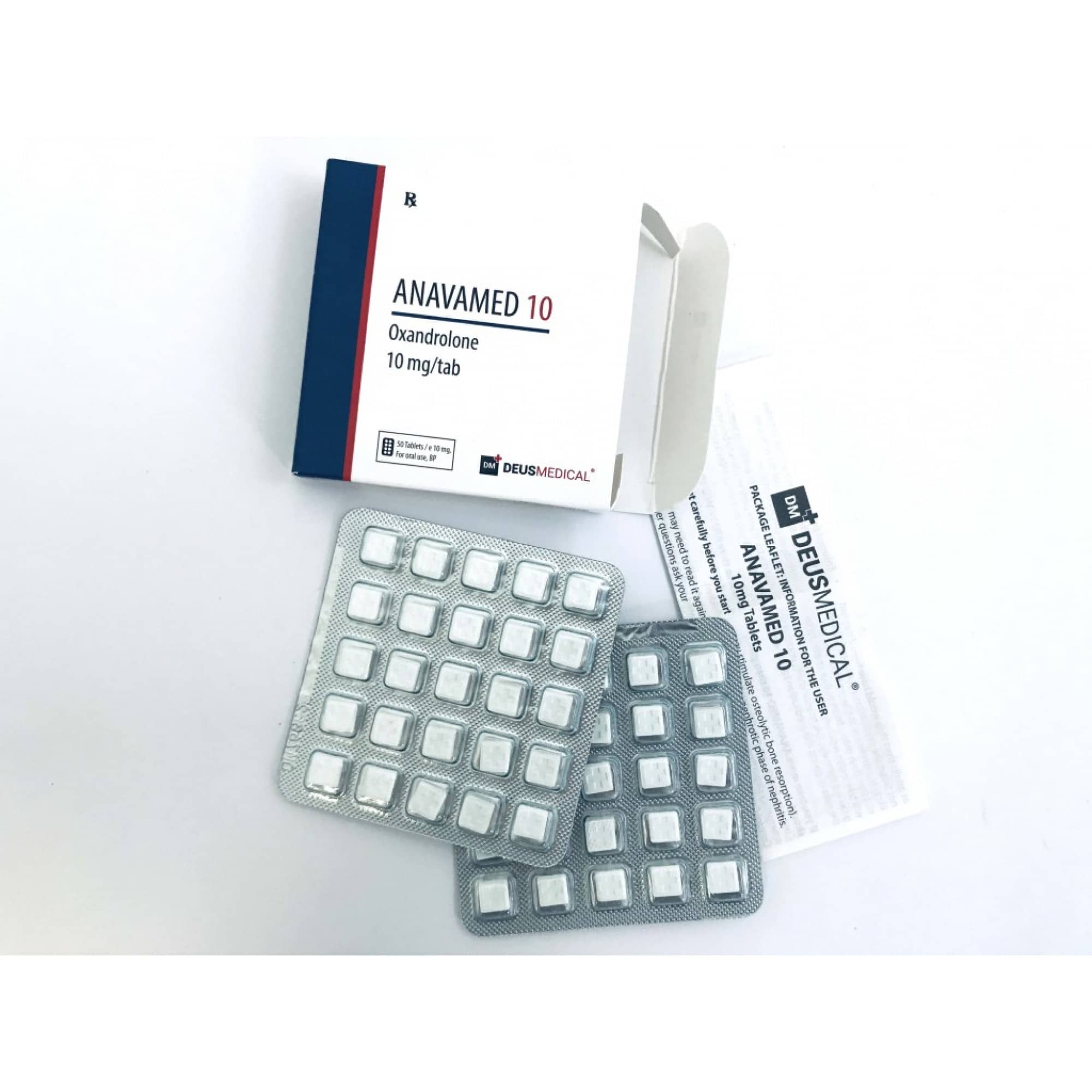 ANAVAMED 10 ORAL STEROID IN TABLETS - Image 2