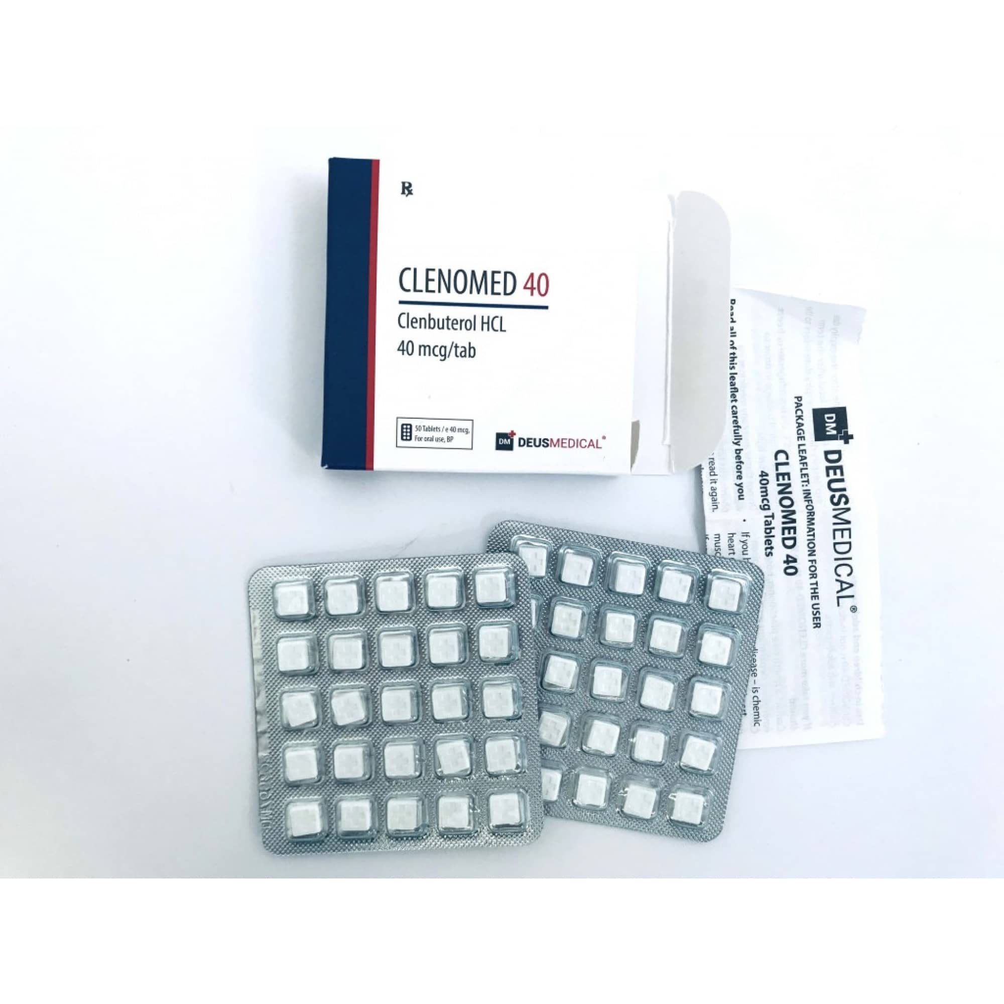 CLENOMED 40 SYMPATHOMIMETIC AMINE IN TABLETS - Image 2