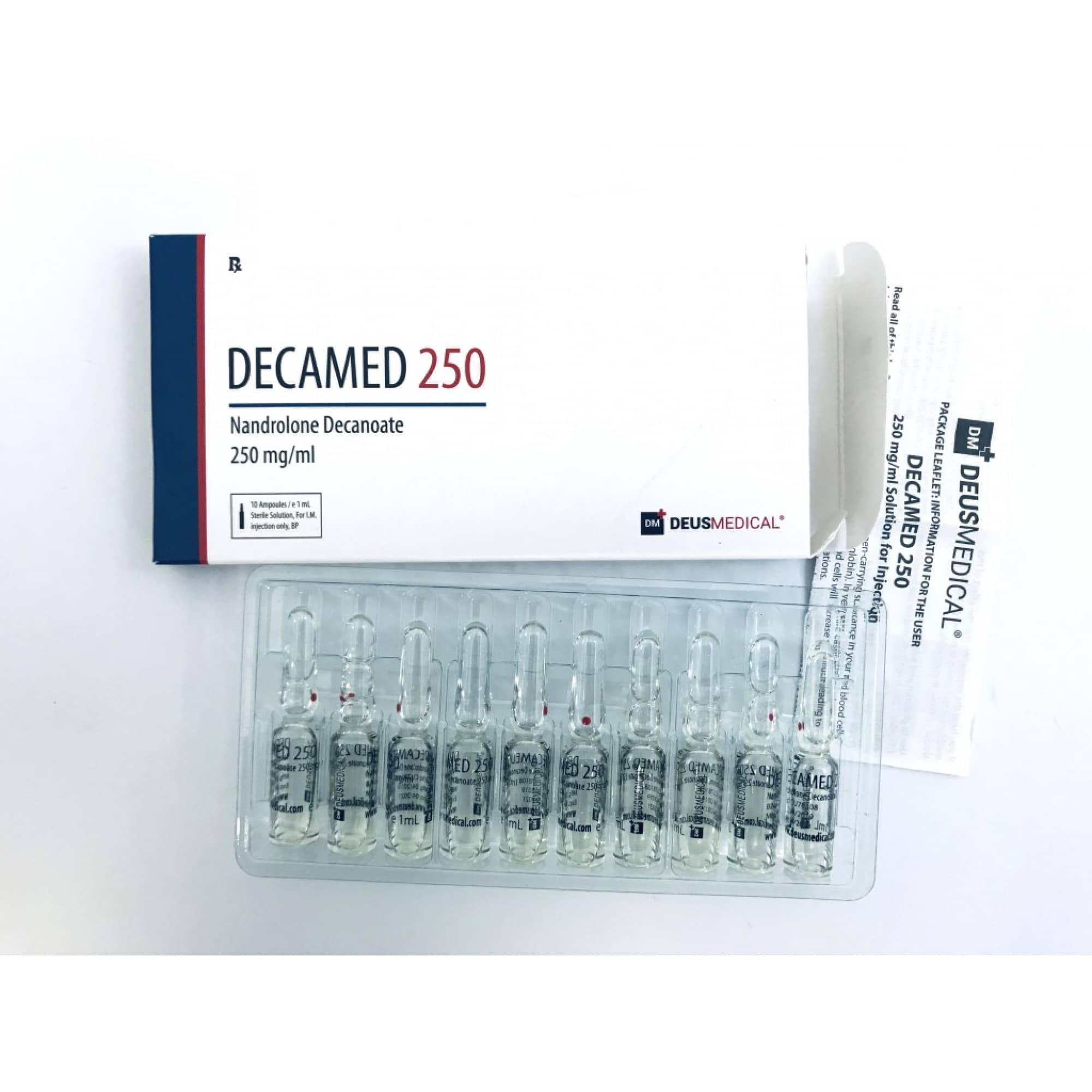 DECAMED 250 ESTEROIDE INYECTABLE EN AMPOLLAS - Imagen 2