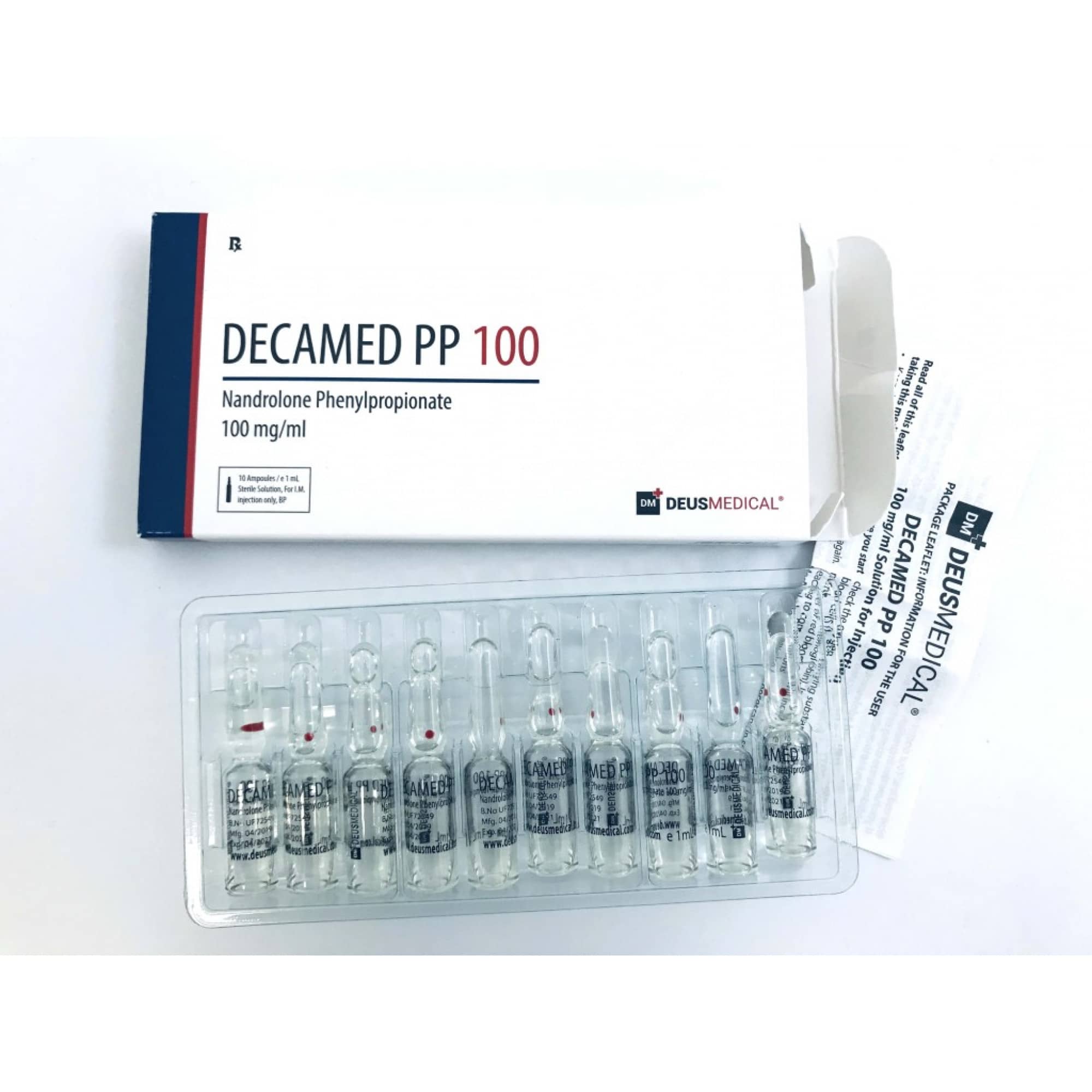 DECAMED PP 100 STÉROÏDE INJECTABLE EN AMPOULES – Image 2