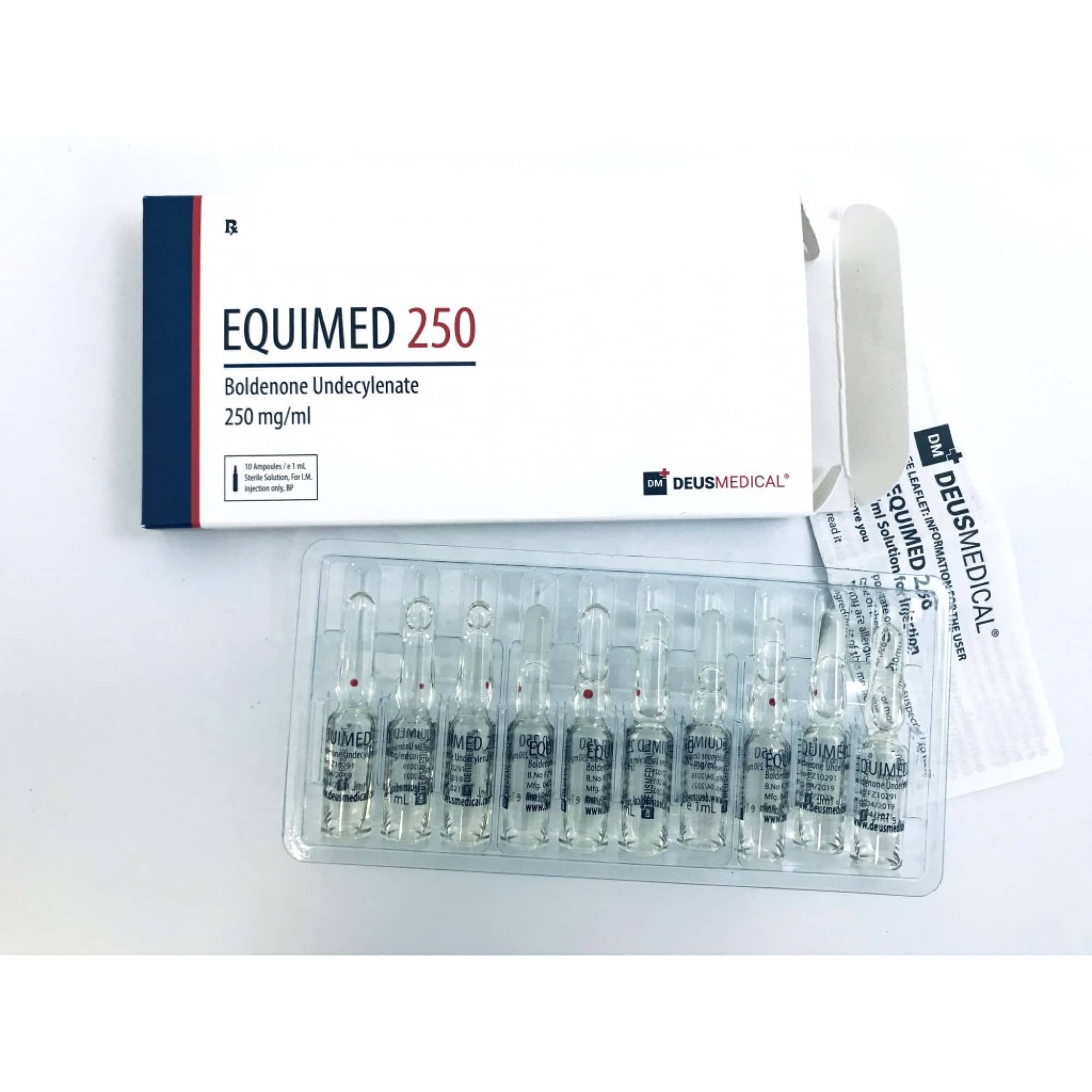 EQUIMED 250 ESTEROIDE INYECTABLE EN AMPOLLAS - Imagen 2