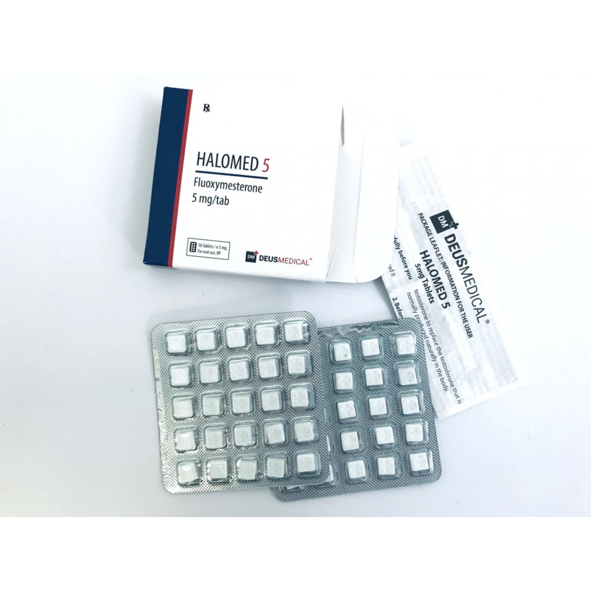 HALOMED 5 ORAL STEROID IN TABLETS - Image 2