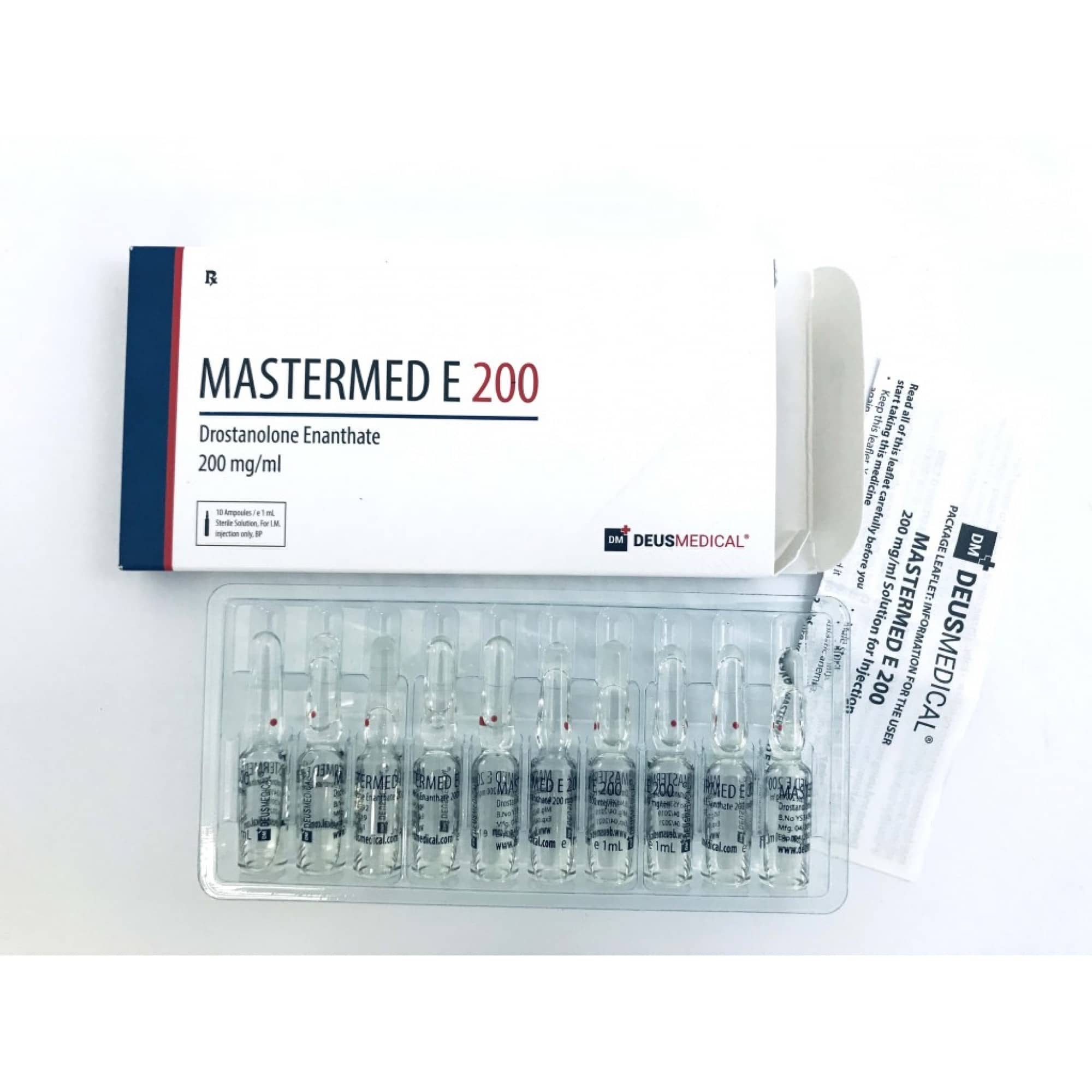 MASTERMED E 200 STÉROÏDE INJECTABLE EN AMPOULES – Image 2