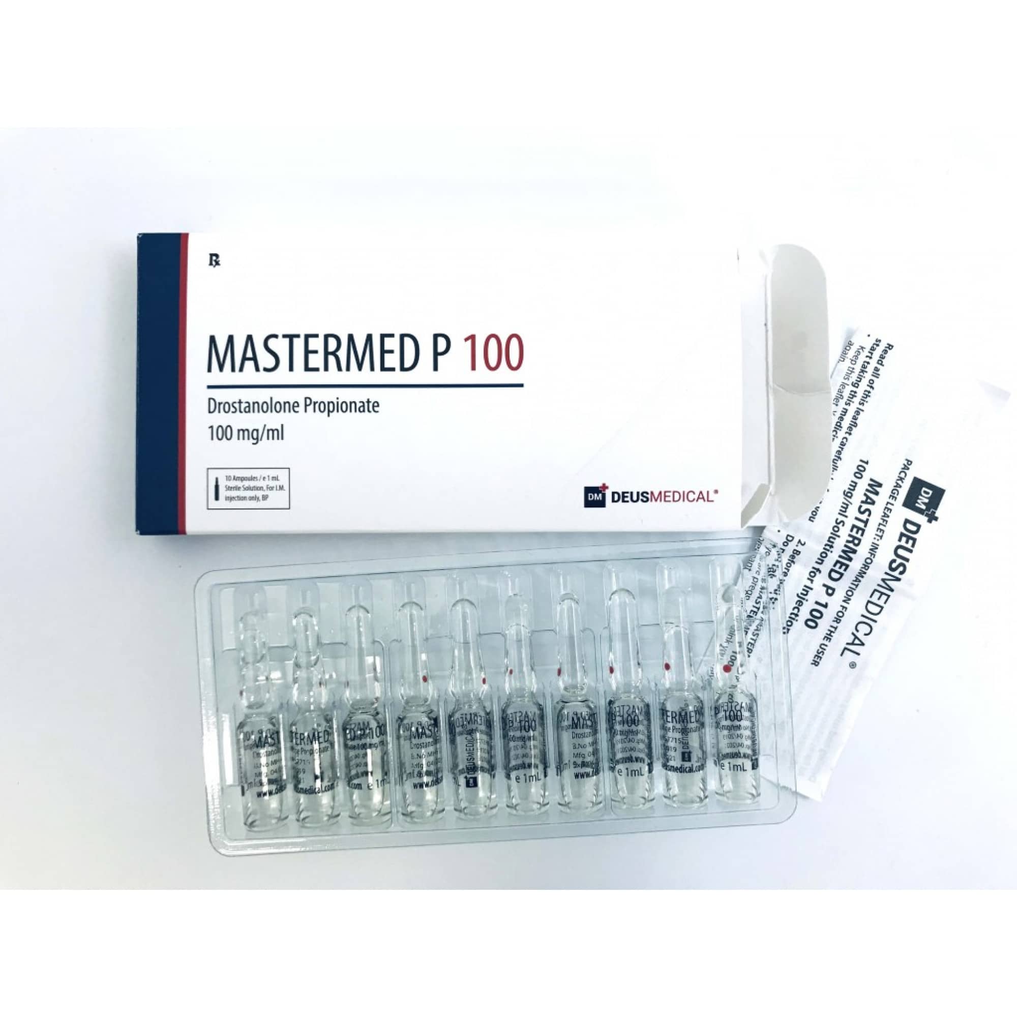 MASTERMED P 100 STÉROÏDE INJECTABLE EN AMPOULES – Image 2
