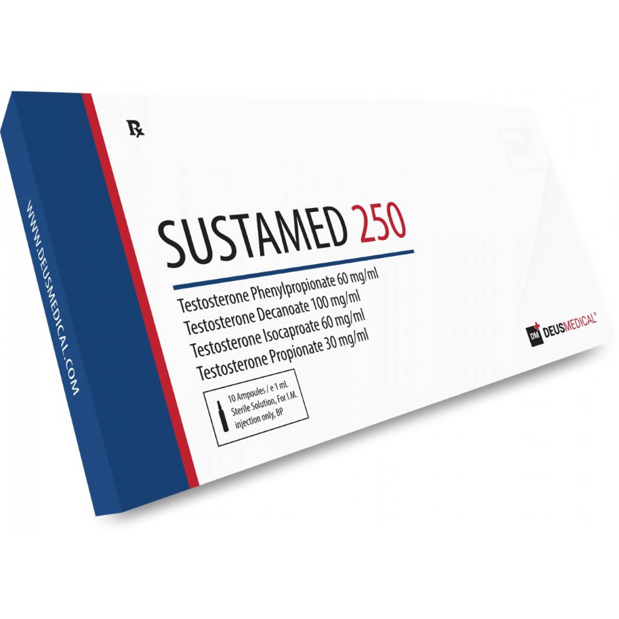 SUSTAMED 250 ESTEROIDE INYECTABLE EN AMPOLLAS