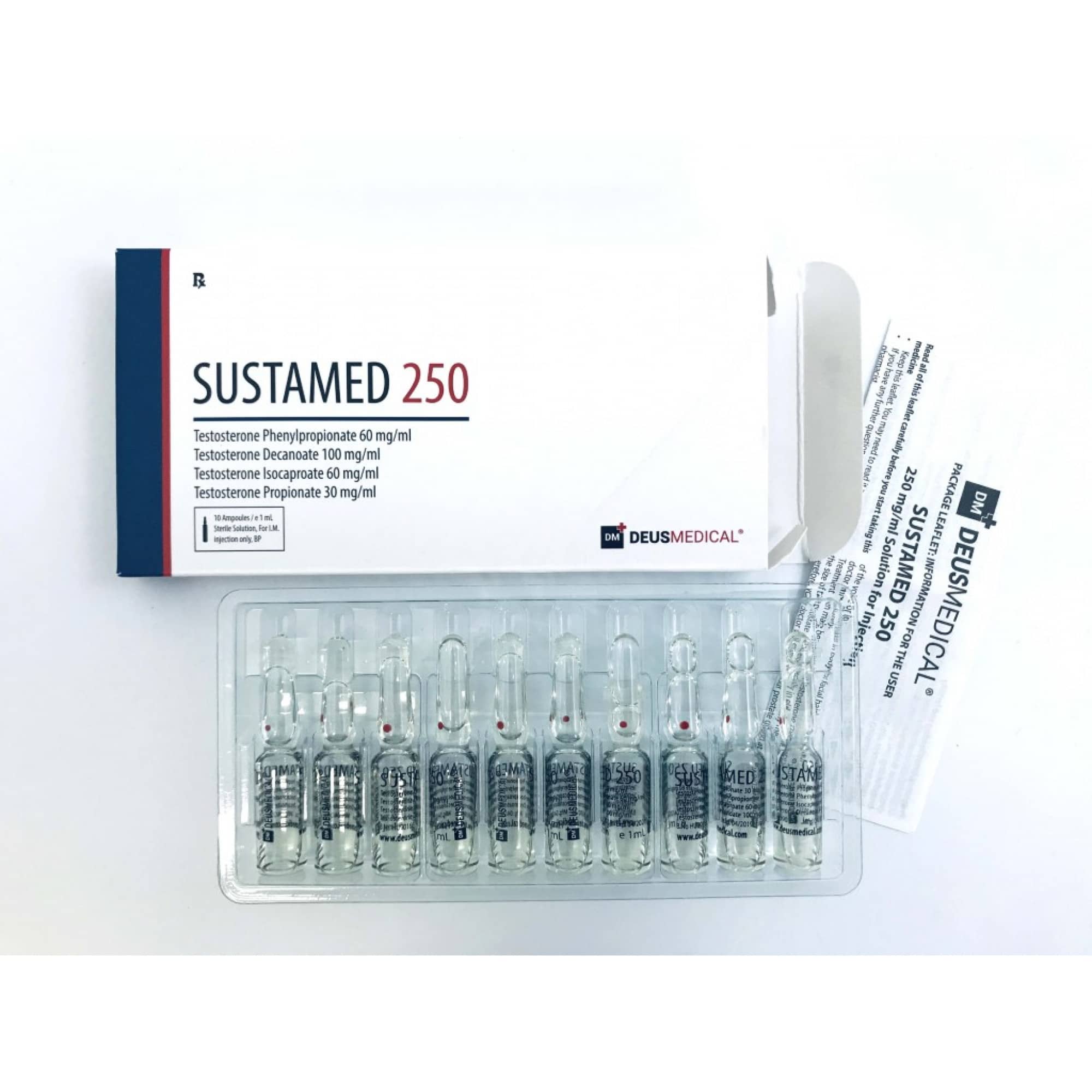 SUSTAMED 250 INJECTABLE STEROID IN AMPOULES - Image 2