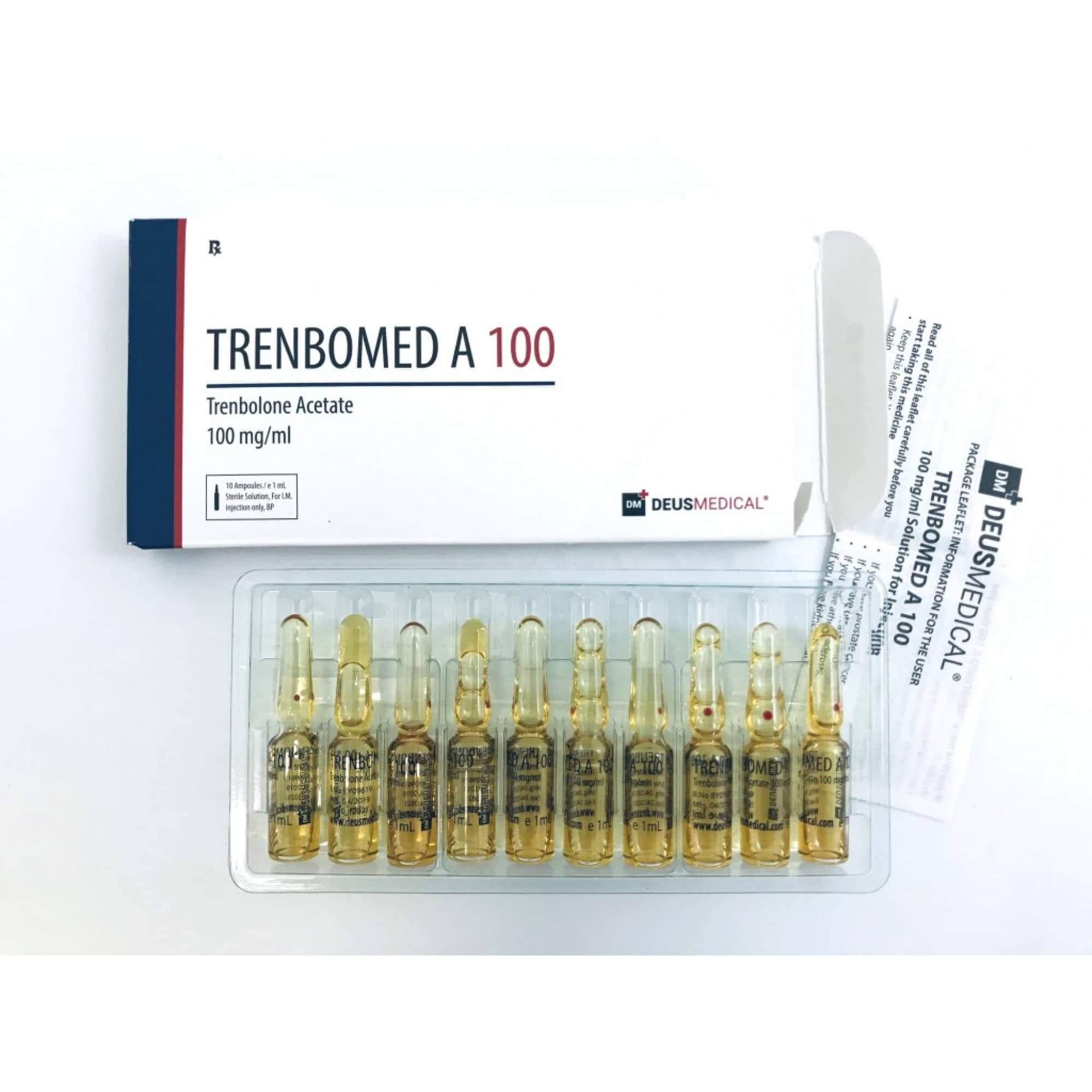 TRENBOMED A 100 (Trenbolone Acetate) Injectable Steroid - Image 2