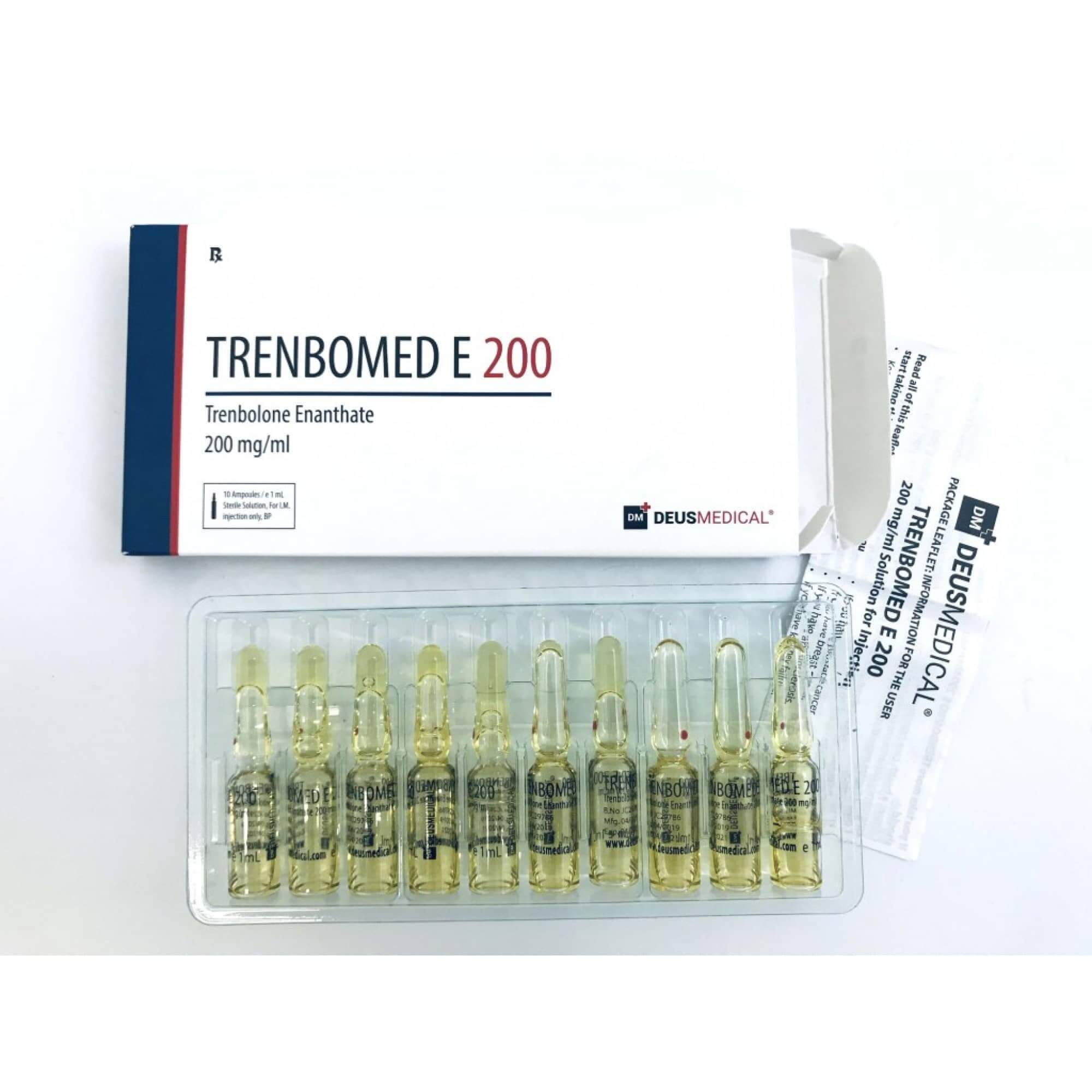 TRENBOMED E 200 INJECTABLE STEROID IN AMPOULES - Image 2