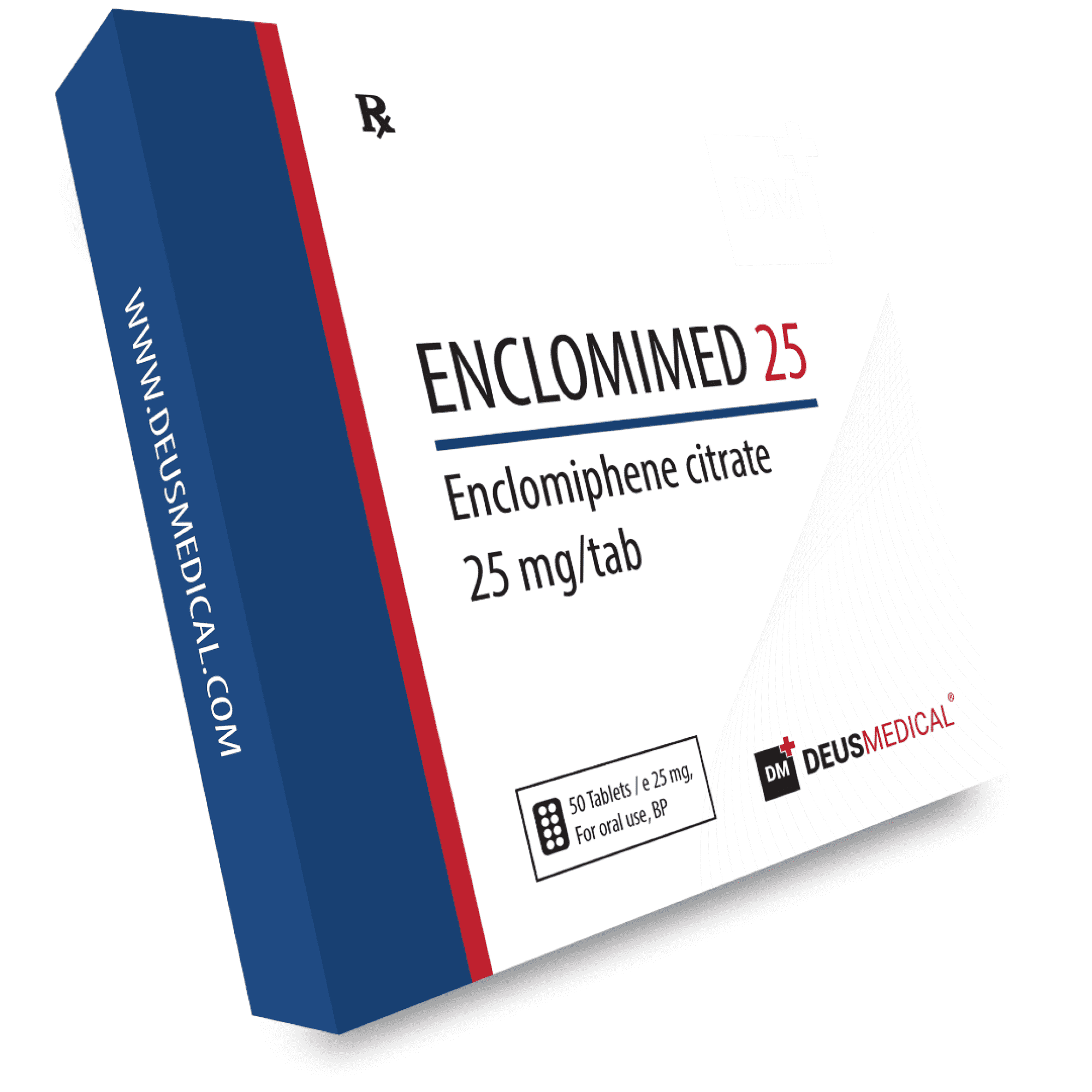 ENCLOMIMED 25 ORAL STEROID IN TABLETS