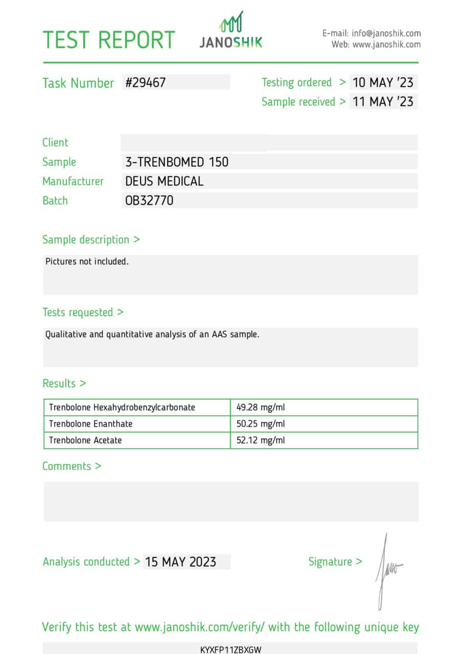 3-TRENBOMED 150 INJECTABLE STEROID IN AMPOULES - Image 3