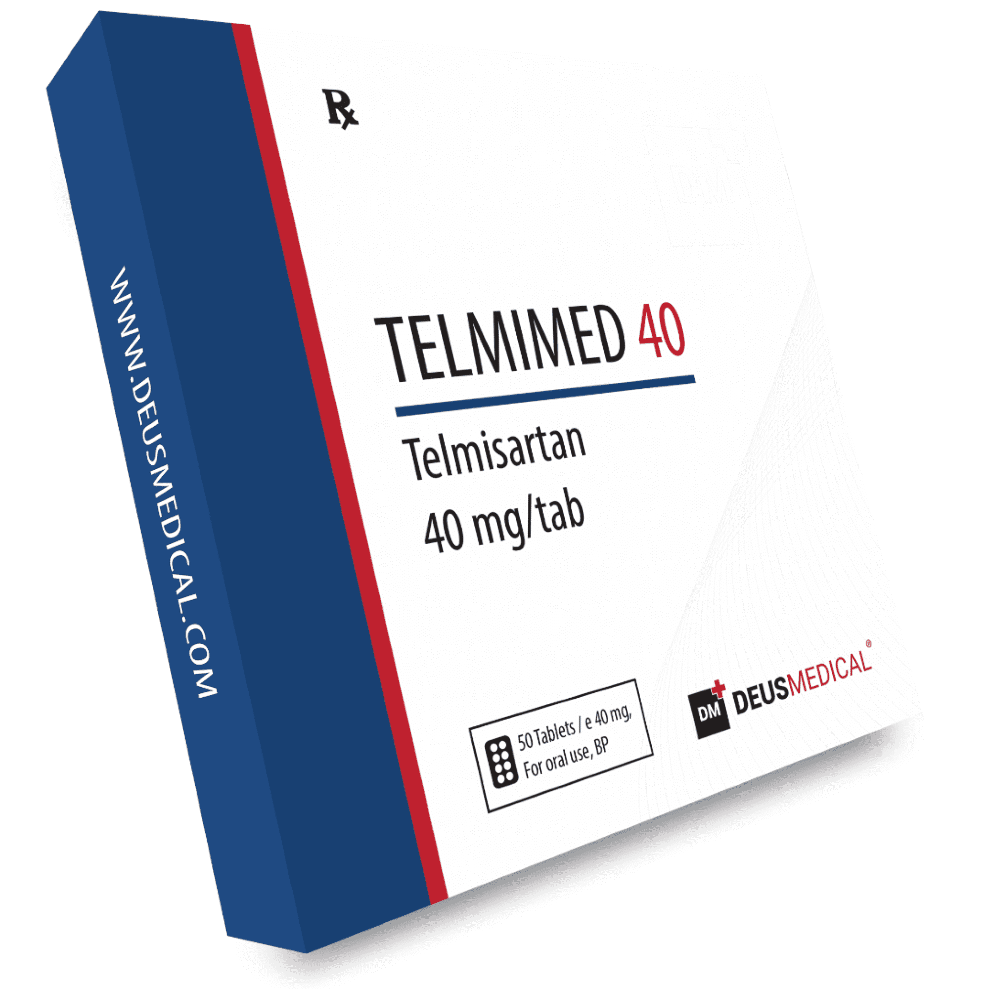 TELMIMED 40 STÉROÏDE ORAL EN COMPRIMÉS