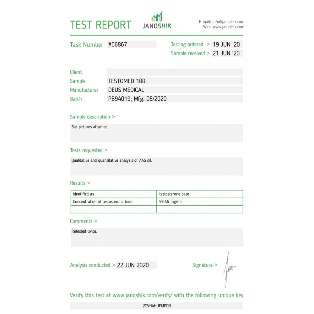 TESTOMED 100 INJECTABLE STEROID IN AMPOULES - Image 2